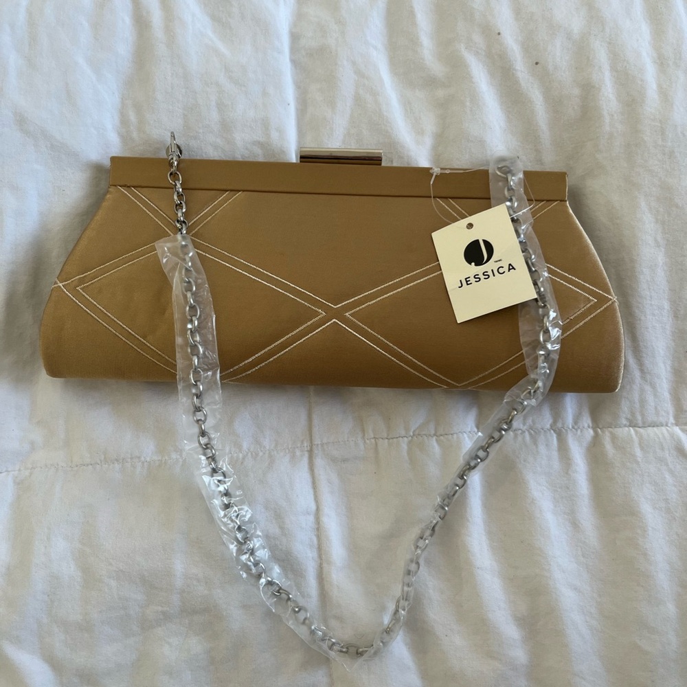 Jessica Tan Clutch Bag BRAND NEW